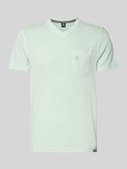 Regular Fit T-Shirt mit V-Ausschnitt von LERROS - 34