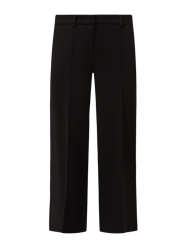 Regular fit culotte van viscosemix, model 'Marie' van Toni Dress Grijs / zwart - 41