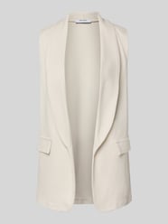 Gilet van viscosemix met klepzakken, model 'Am44br' van ZABAIONE Beige - 36
