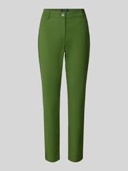 Slim fit broek van mix van biologisch katoen van Marc Cain - 1
