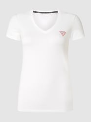 T-Shirt mit Logo-Print  von Guess Weiß - 1