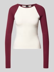 Langarmshirt mit Raglanärmeln von Gina Tricot Bordeaux - 3