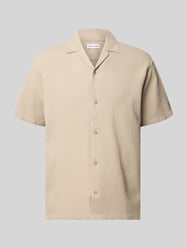 Koszula casualowa o kroju regular fit z fakturowanym wzorem model 'Global' od JACK & JONES - 43