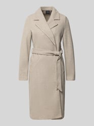 Webpelzmantel mit Bindegürtel von VERO MODA Beige - 21