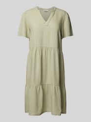 Comfort Fit Freizeitkleid aus Viskose-Leinen-Mix Modell 'TIRI-CARO' von Only - 12