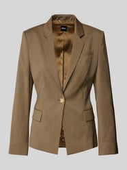 Blazer mit Brustleistentasche Modell 'Jia' von BOSS Braun - 4