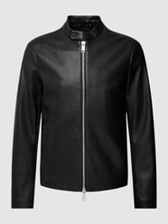 Jacke in Leder-Optik Modell 'ZNAAZ' von ARMANI EXCHANGE Schwarz - 41