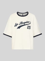 Relaxed fit T-shirt van puur katoen, model 'TOVA' van Vero Moda - 11