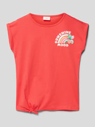 T-Shirt mit Motiv-Print von s.Oliver RED LABEL Orange - 25