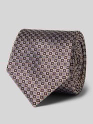 Zijden stropdas met statementpatch (7 cm) van Prince Bowtie - 26