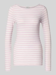 Regular Fit Langarmshirt aus reiner Baumwolle von Marc O'Polo Pink - 4