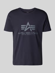 T-Shirt mit Label-Print von Alpha Industries - 4