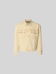 Jeansjacke mit Brusttaschen von Don´t Waste Culture Beige - 34