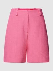 Korte broek met structuurmotief, model 'Hatitsi' van HUGO Roze - 36