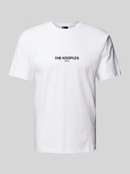 T-Shirt mit Label-Print von THE KOOPLES Weiß - 1