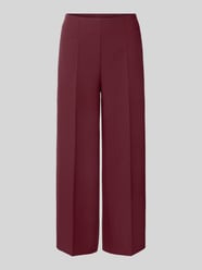 Stoffhose mit Bügelfalte und Eingrifftaschen von MORE & MORE Bordeaux - 18