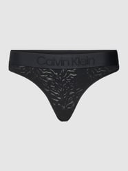 Stringi obszyte koronką od Calvin Klein Underwear Czarny - 47