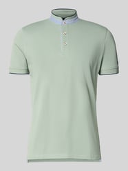 Regular Fit Poloshirt aus reiner Baumwolle mit Stehkragen von Christian Berg Men - 14