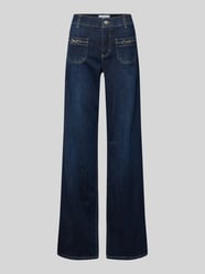Flared jeans met opgestikte zakken, model 'LIZ SMART BUCKLE' van ANGELS - 6