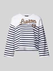 Sweatshirt mit Label-Stitching Modell 'JAMARIE' von Lauren Ralph Lauren Weiß - 16