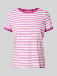 T-Shirt mit Rundhalsausschnitt von Jake*s Casual Pink - 17