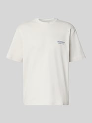 Oversized t-shirt z nadrukiem z logo od Lindbergh - 3