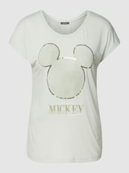 T-Shirt mit Motiv-Print von Montego Grün - 23