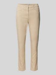 Super Slim Fit Hose mit verkürztem Schnitt Modell 'LUCA' von Raphaela By Brax Beige - 42