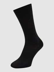 Socken mit Komfortbund Modell 'Sensitive Intercontinental' von Falke Blau - 6