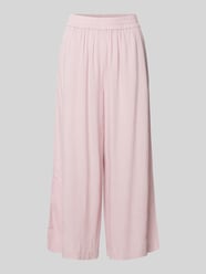 Loose Fit Culotte aus Viskose-Leinen-Mix Modell 'PIA' von Pieces Pink - 34