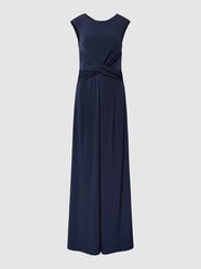 Jumpsuit mit U-Boot-Ausschnitt von Vera Mont Blau / Türkis - 36