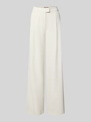 Wide leg stoffen broek met rimpelingen van Christian Berg Cocktail - 2