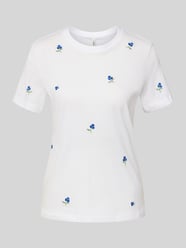 Krój regular fit T-shirt z czystej bawełny ekologicznej Model 'KETTY LIFE' od ONLY - 21