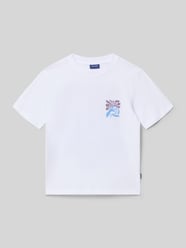 T-shirt o kroju relaxed fit z czystej bawełny model 'MEMPHIS' od ONLY & SONS - 4