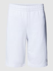 Sweatshorts mit Label-Print, Motiv-Print und regulärem Schnitt von EA7 Emporio Armani Weiß - 46