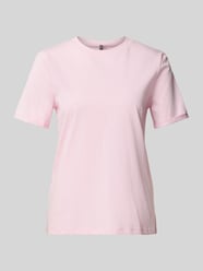 Regular Fit T-Shirt aus reiner Baumwolle Modell 'RIA' von Pieces Pink - 37