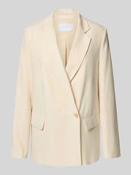 Żakiet o kroju relaxed fit z mieszanki wiskozy z kieszeniami z patką od Jake*s Collection - 7