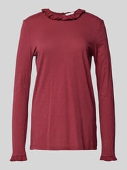 Longsleeve mit Rüschen von Rich & Royal Bordeaux - 48