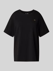 Regular fit T-shirt van katoenmix met logo-applicatie van EA7 Emporio Armani - 18