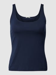 Top PLUS SIZE z okrągłym dekoltem od Esprit Curvy Niebieski - 34