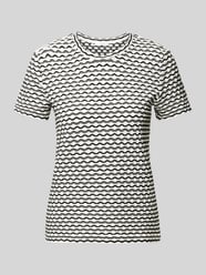 T-shirt met structuurmotief, model 'Siwave' van OPUS - 41