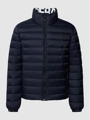 Gewatteerd jack met opstaande kraag van Superdry Blauw / turquoise - 24