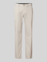 Regular Fit Chino mit Strukturmuster von Christian Berg Men Beige - 13