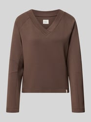 Regular Fit Sweatshirt mit V-Ausschnitt von SCHIESSER - 8