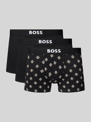 Regular fit boxershort van katoenmix in een set van 3 stuks van BOSS - 44