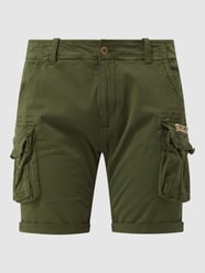 Cargoshorts mit Stretch-Anteil von Alpha Industries Grün - 40