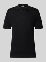 Slim Fit Strick-Poloshirt mit Strukturmuster Modell 'BRAIAN' von DRYKORN - 15