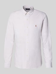 Slim Fit Freizeithemd mit Button-Down-Kragen von Polo Ralph Lauren Beige - 39