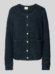 Gebreid jack met ronde hals, model 'VALMAI' van ICHI - 17