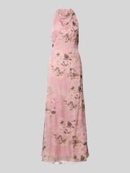 Abendkleid mit Neckholder und tiefem Rückenausschnitt von Mascara Pink - 39